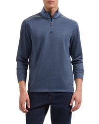 Bugatchi - Soft Touch Quarter Zip Pullover - Lyst