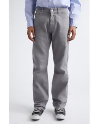 Martine Rose - Regular Fit Cotton Straight Leg Utility Jeans - Lyst