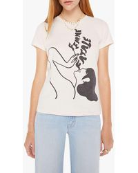 Mother - The Sinful Embroidered T-shirt - Lyst