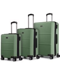 Bugatti - Brussels 3 Piece Hardside Luggage Set With Expansion - Lyst