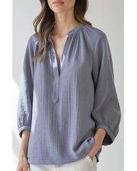 ocean + main - Gauze Top - Lyst