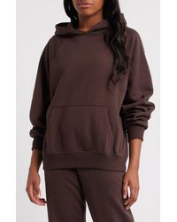 BP. - Fleece Detail Oversize Raglan Hoodie - Lyst