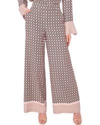 Ted Baker - Maya Geo Print Wide Leg Pants - Lyst