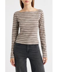 Reformation - Wiley Stripe Knit Top - Lyst