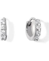Ana Luisa - Suzanne Cubic Zirconia Huggie Hoop Earrings - Lyst