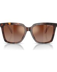 Michael Kors - Menaggio 55Mm Gradient Square Sunglasses - Lyst