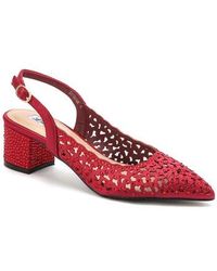 Lady Couture - Rhinestone Block Heel Slingbackpump - Lyst