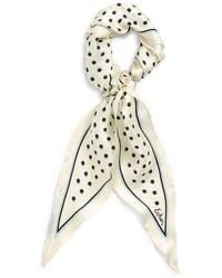 Echo - Dot Silk Diamond Scarf - Lyst