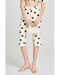 Wayf - Marcy Polka Dot Capri Pants - Lyst