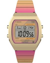 Timex - T80 Digital Chronograph Resin Strap Watch - Lyst