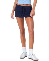 Edikted - Bayside Drawstring Microskort - Lyst