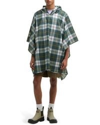 Barbour - Tartan Showerproof Packable Poncho - Lyst