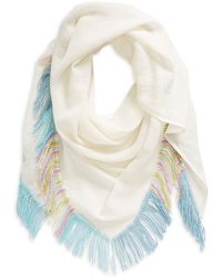 Jane Carr - The Cabana Cashmere & Linen Triangle Scarf - Lyst