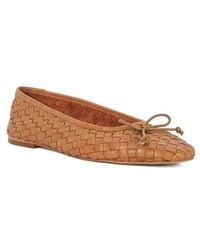 Dune - Heat Leather Ballet Flat - Lyst