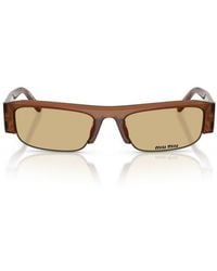 Miu Miu - 54Mm Rectangular Sunglasses - Lyst