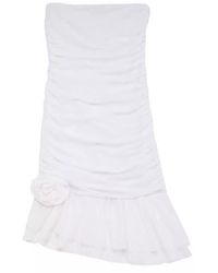 Theme - Silvie Mesh Ruffle Rose Dress - Lyst