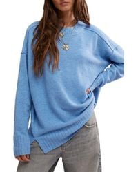 Free People - Phoebe High-Low Tunic Sweater - Lyst