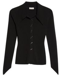 GRACE LING - Angular Ribbed Cardigan - Lyst