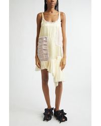 Collina Strada - Lily Patchwork Asymmetric Shift Dress - Lyst