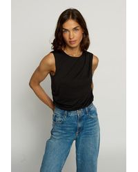Central Park West - Cupro Pleated Tank Top - Lyst