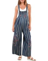 Billy T - Full Bloom Denim Overalls - Lyst