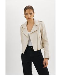 Lamarque - Iconic Leather Biker Jacket - Lyst