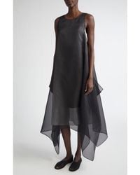 Lafayette 148 New York - Layered Sleeveless Silk Organza Dress - Lyst