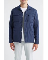 Johnnie-o - Denzel Featherweight Nylon Snap-Up Shirt Jacket - Lyst