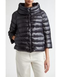 Herno - Sofia Iconic Down Crop Puffer Jacket - Lyst
