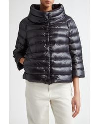 Herno - Sofia Iconic Down Crop Puffer Jacket - Lyst