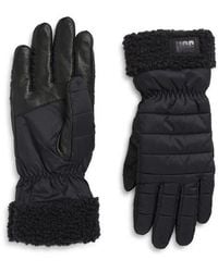 UGG - Aw Uggfluff Cuff Gloves - Lyst