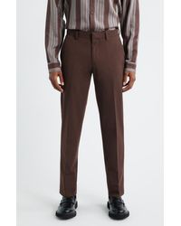 Open Edit - Slim Fit Solid Flat Front Stretch Suit Pants - Lyst