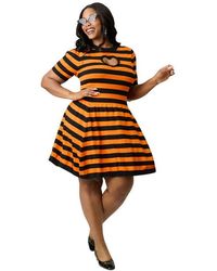 Smak Parlour - Plus Size Heart Cutout Flare Dress - Lyst