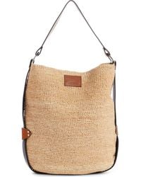 Isabel Marant - Bayia Raffia Bucket Bag - Lyst