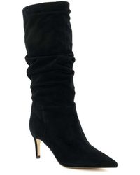Dune - Ladies Slouch Ruched Calf-Length Boots - Lyst