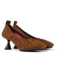 Camper - Right Nina Leather Pump - Lyst