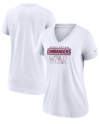 Nike - Washington Commanders Hometown Collection Tri-Blend V-Neck T-Shirt - Lyst