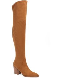 Marc Fisher - Cathi Pointed Toe Over The Knee Boot - Lyst