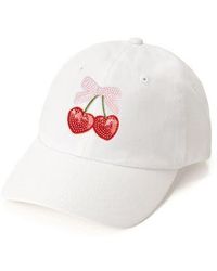 Sweet Wink - Cherry Sequin Patch Baseball Hat - Lyst