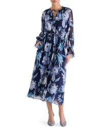 Steve Madden - Elexa Long Sleeve Midi Dress - Lyst