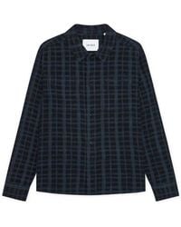 Les Deux - Texture Slub Cotton Overshirt - Lyst