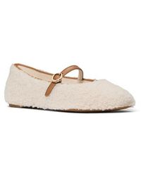 Kate Spade - Halo Genuine Shearling Mary Jane Flat - Lyst