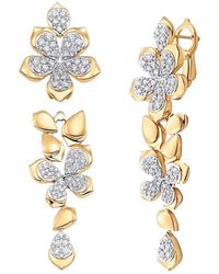 Sara Weinstock - Lierre Floral Diamond Removable Drop Earrings - Lyst