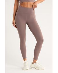 Zella - Studio Luxe High Waist Pocket 7/8 Leggings - Lyst