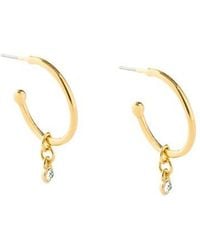 Fosterie - Gem Hoop Earrings - Lyst