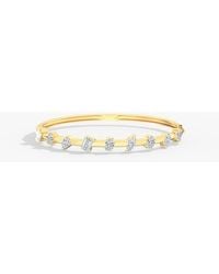 Everlee - Spaced Multi-Shape Lab Diamond Bangle - Lyst