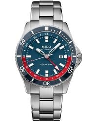 MIDO - Ocean Star Gmt Automatic Bracelet Watch & Fabric Strap Gift Set, 44Mm - Lyst
