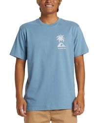 Quiksilver - Tropical Breeze Organic Cotton Graphic T-shirt - Lyst