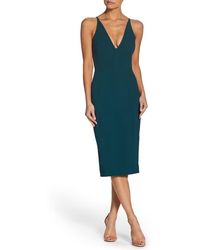 Dress the Population - Lyla Crepe Cocktail Dress - Lyst
