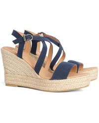 Barbour - Lucia Espadrille Wedge Sandal - Lyst
